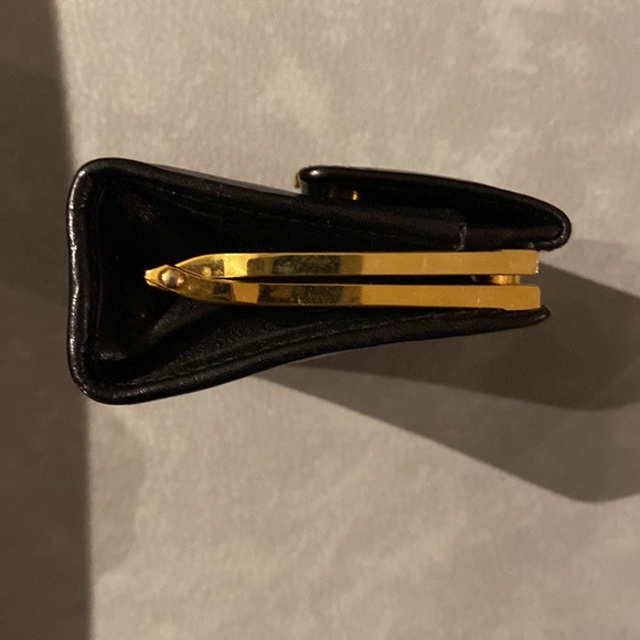 Black Leather Ferragamo Coin Purse - Picture 6 of 10